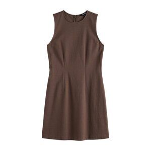 41 Hawthorn Brown Sleeveless Ponte Dress